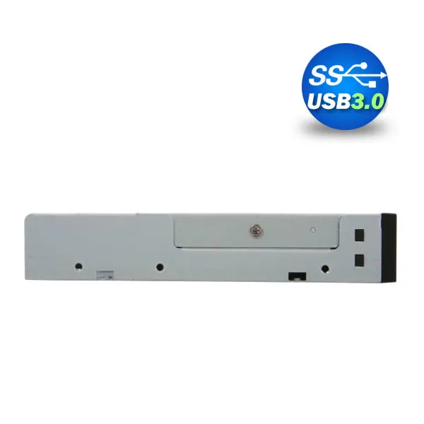 3.5" USB 3.0 All-in-One Internal Card Reader | Full Long Metal | with Front USB | Black