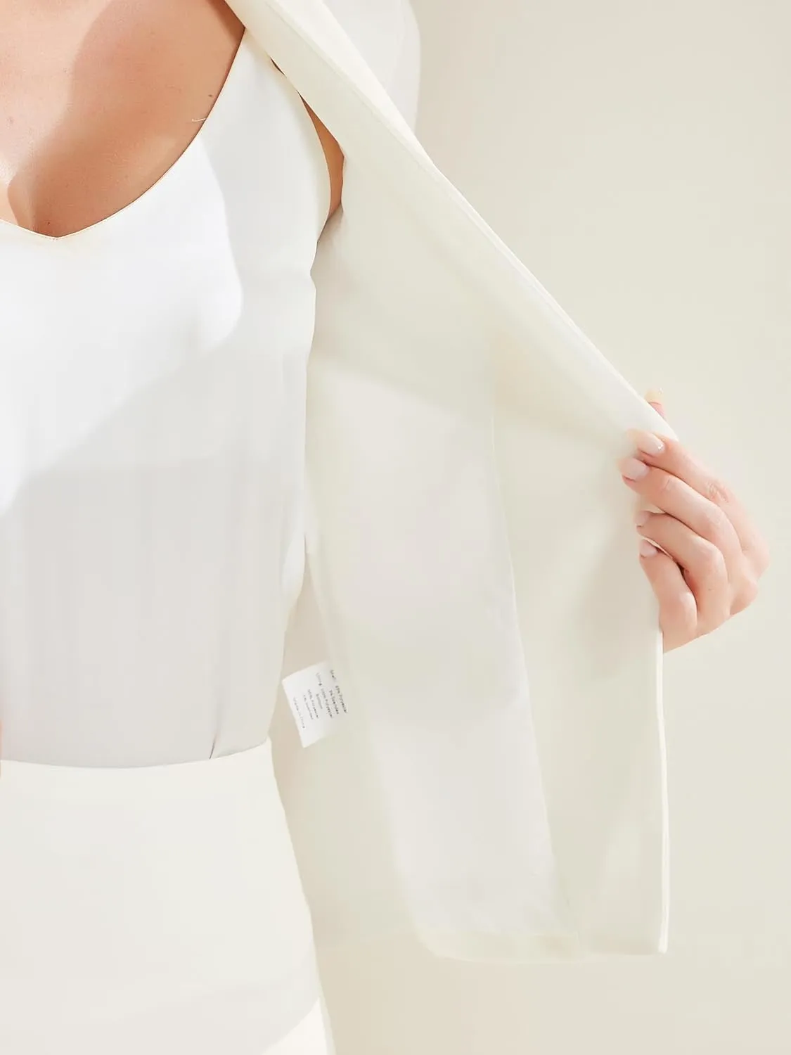 Allegra K Business Skirt Suit Set for Women's 2 Piece Office Work Outfit Collarless Blazer Pencil Skirt