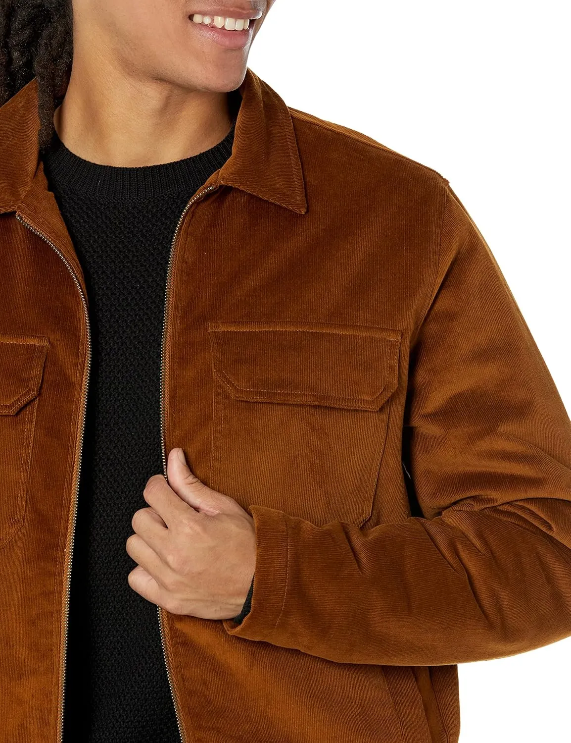 Amazon Essentials Men's Corduroy Work Jacket (Available in Big & Tall)