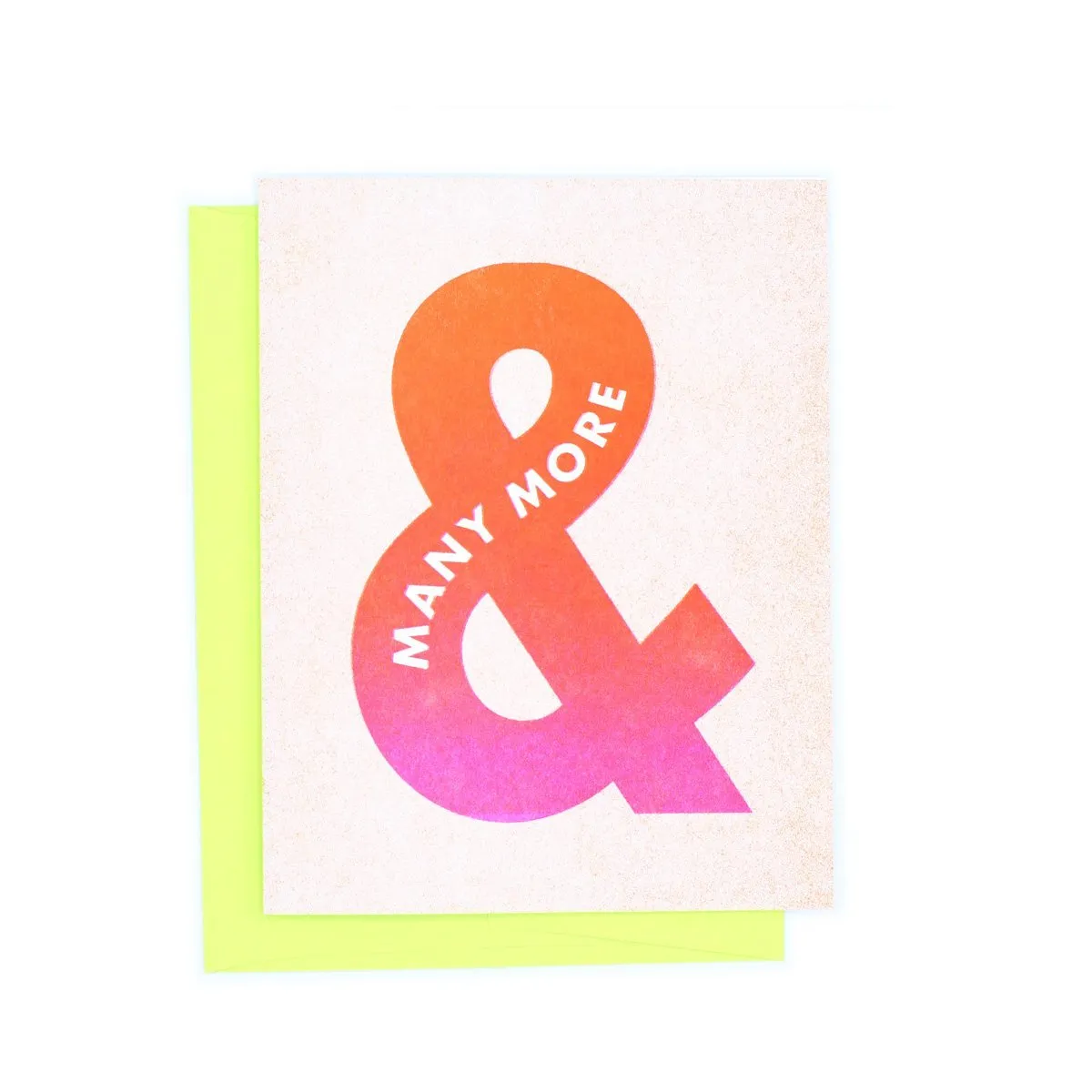 And Many More Card (Ampersand Happy Birthday)