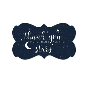 Andaz Press Love You to the Moon and Back Wedding Fancy Frame Label Stickers