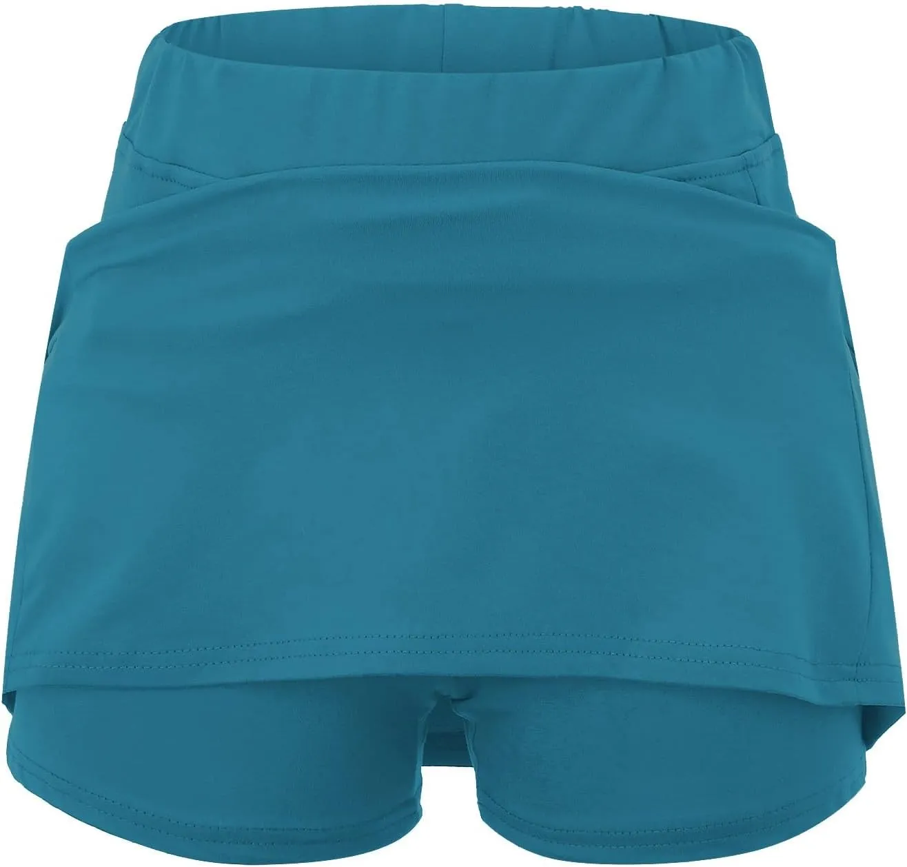 Athletic Skorts for Woman Elastic & Drawstring Tennis/Golf Skirts with Pockets Hight Waist Solid Yoga Shorts 2025