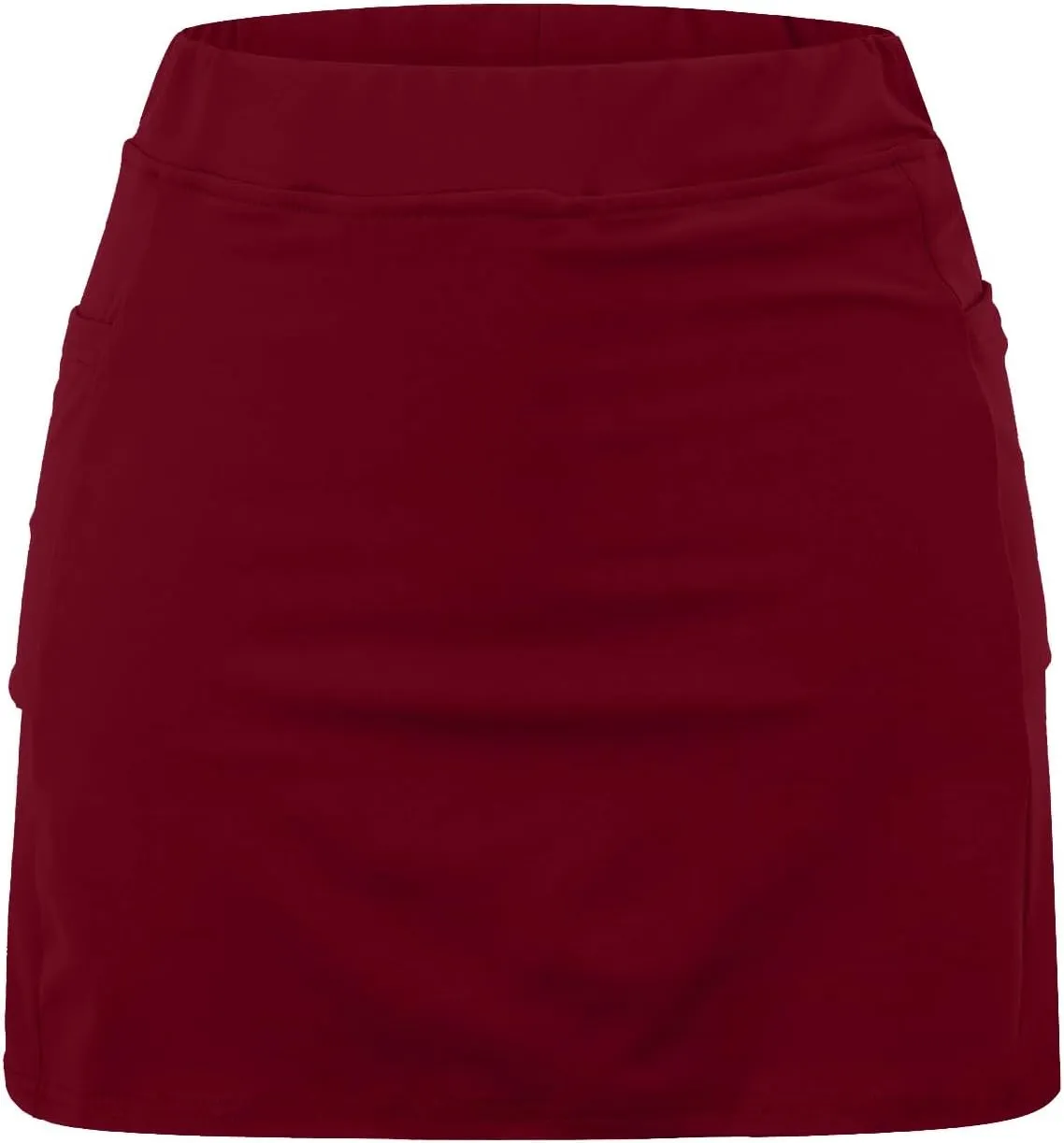 Athletic Skorts for Woman Elastic & Drawstring Tennis/Golf Skirts with Pockets Hight Waist Solid Yoga Shorts 2025