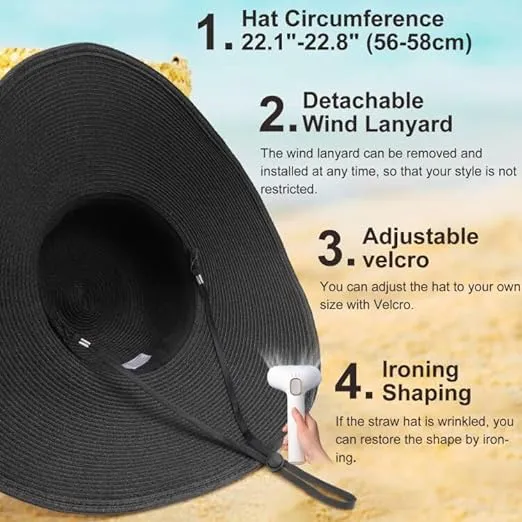 Babymoon Pregnant Women Maternity Hat | Maternity Photo Props | Black