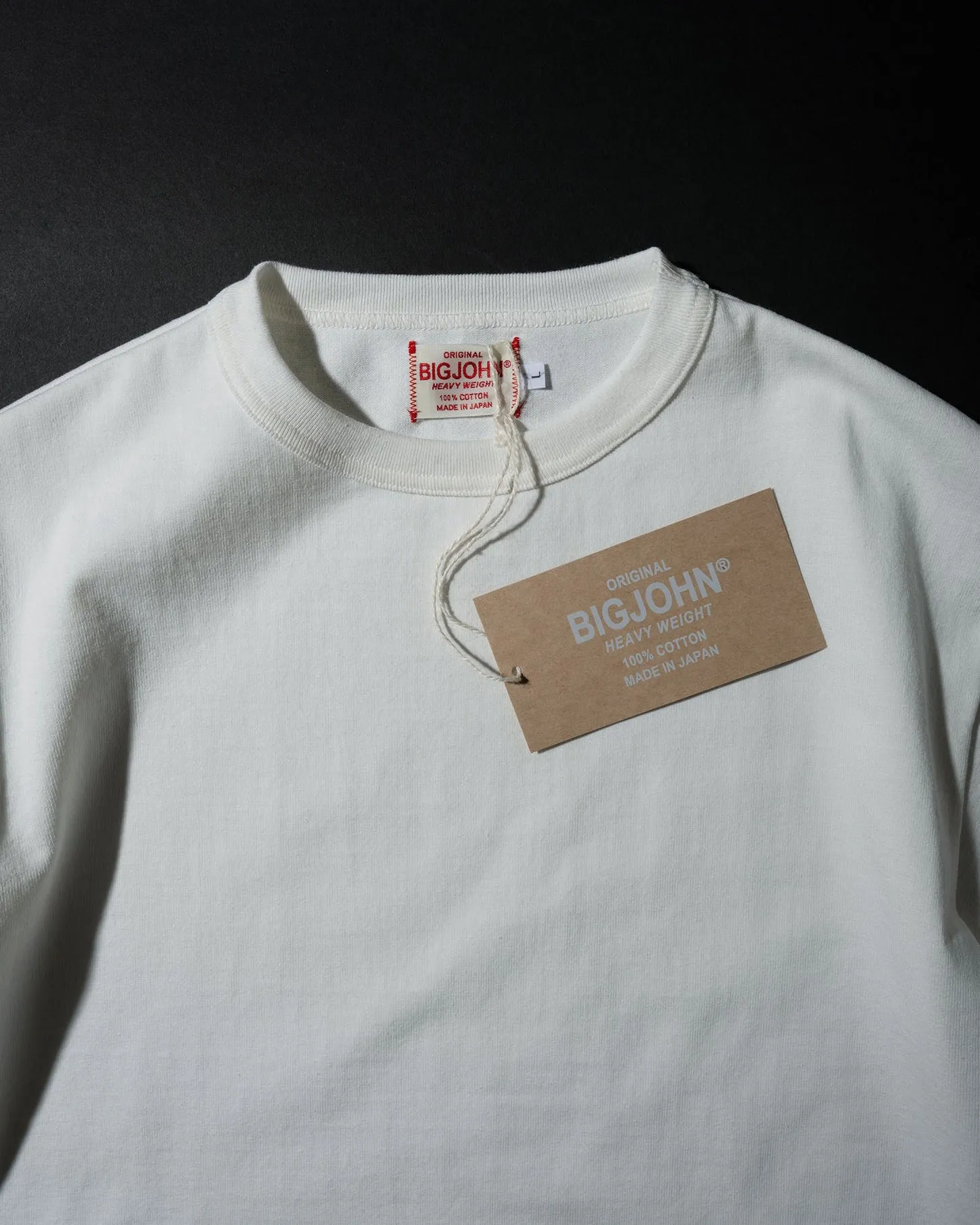 Big John MHTS01M-69R Magnum Weight Tee - White