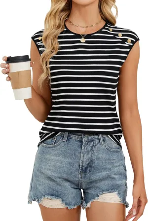 Blooming Jelly Womens Summer Tank Tops Sleeveless Business Casual Outfits 2025 Dressy Work Shirts Spring Clothes
