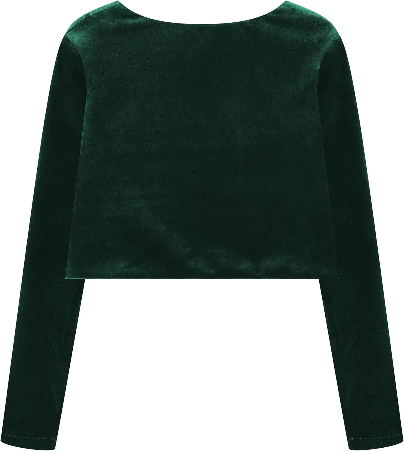 BOLEROSE Girls Long Sleeve Velvet Childrens Kids Sweater Bolero Shrug