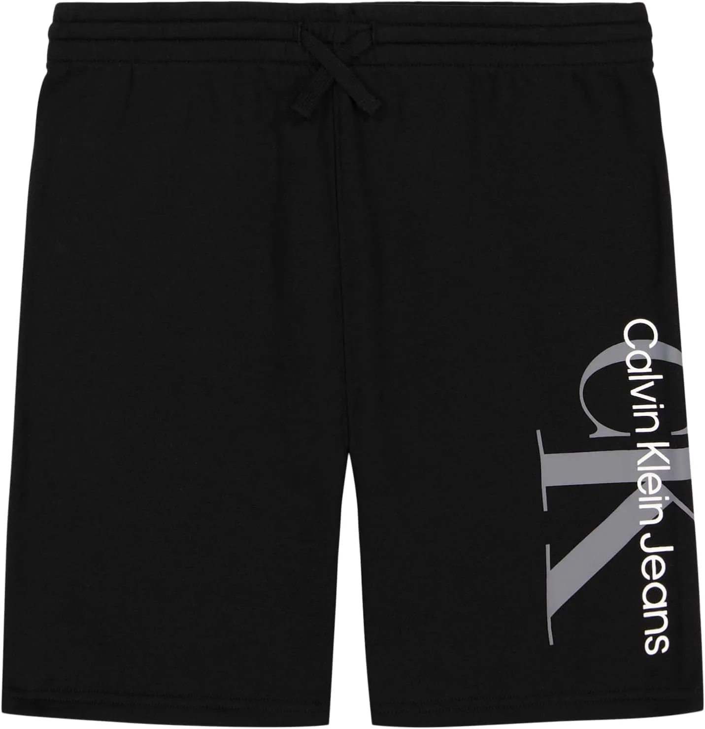 Calvin Klein Boys' Pull-on Fleece Jogger Shorts, Drawstring Closure