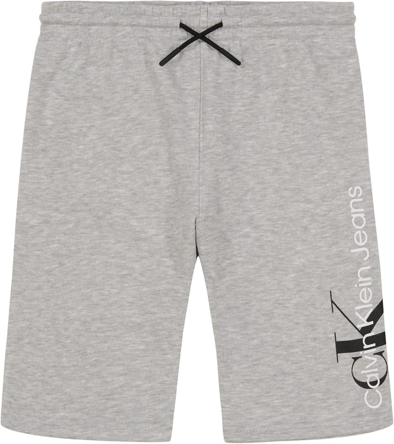Calvin Klein Boys' Pull-on Fleece Jogger Shorts, Drawstring Closure