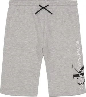Calvin Klein Boys' Pull-on Fleece Jogger Shorts, Drawstring Closure