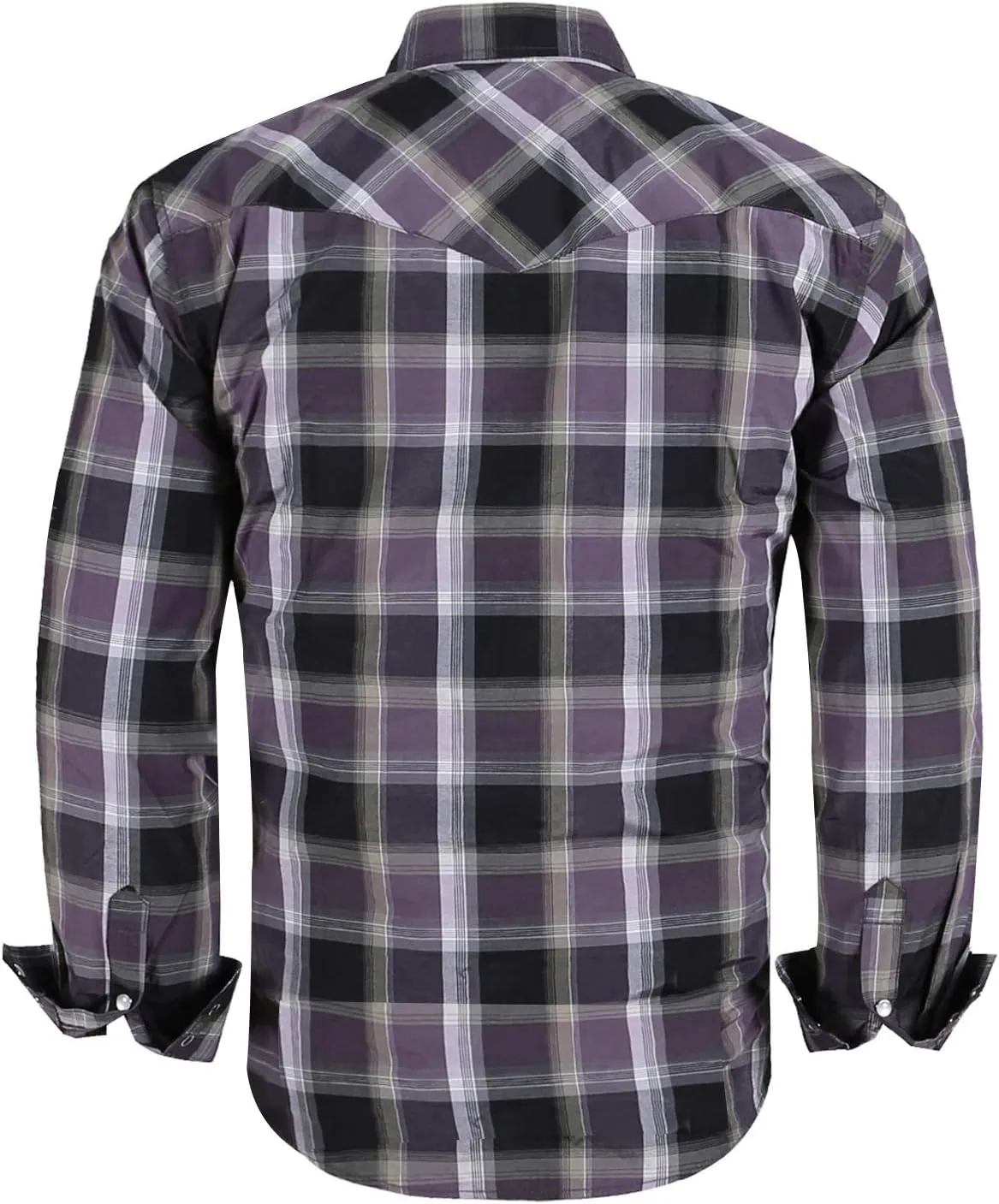 COEVALS CLUB Men's Western Pearl Snap Button Up Casual Cowboy Long Sleeve Two Pockets Work Shirts