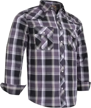 COEVALS CLUB Men's Western Pearl Snap Button Up Casual Cowboy Long Sleeve Two Pockets Work Shirts