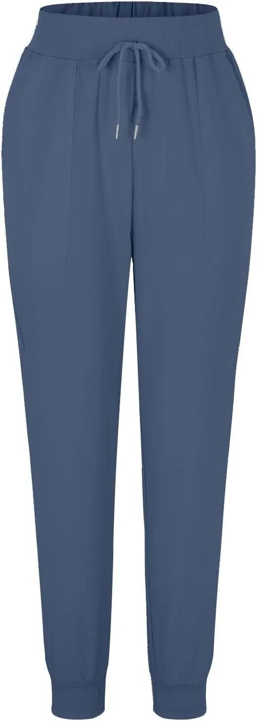 Cotton Linen Casual Summer Capri Pants for Women Cropped Comfy Baggy Trousers with Pockets Palazzo Lounge Pants