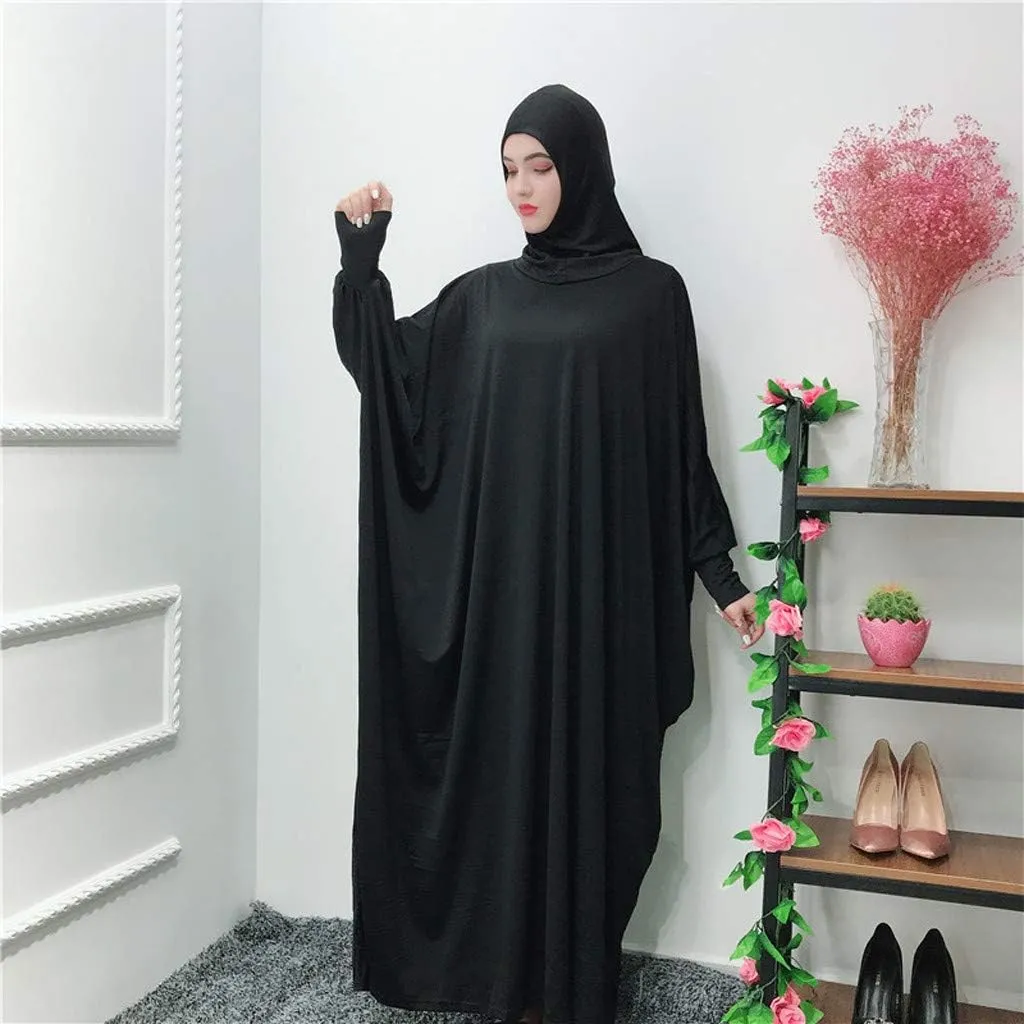 Dress Kaftan Muslim Tie Self Women's Flowy Long Maxi Sleeve Dress Abaya Women's Bodycon Dresses for Women