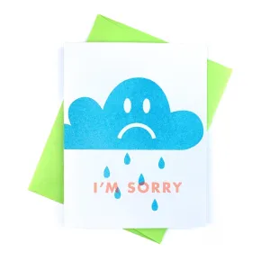 I'm Sorry Card (Clouds)