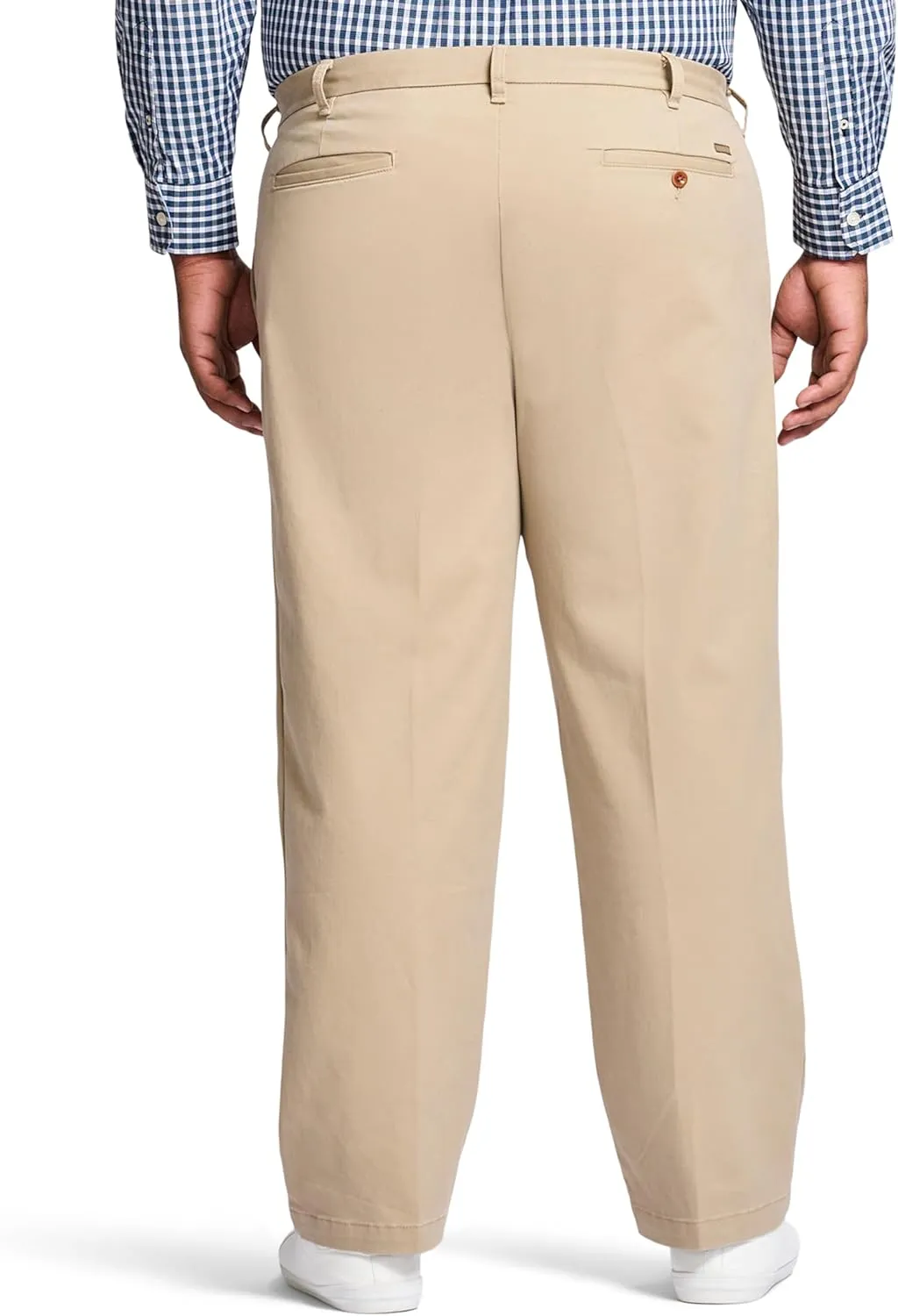 IZOD Men's Big and Tall Performance Stretch Flat Front Pant
