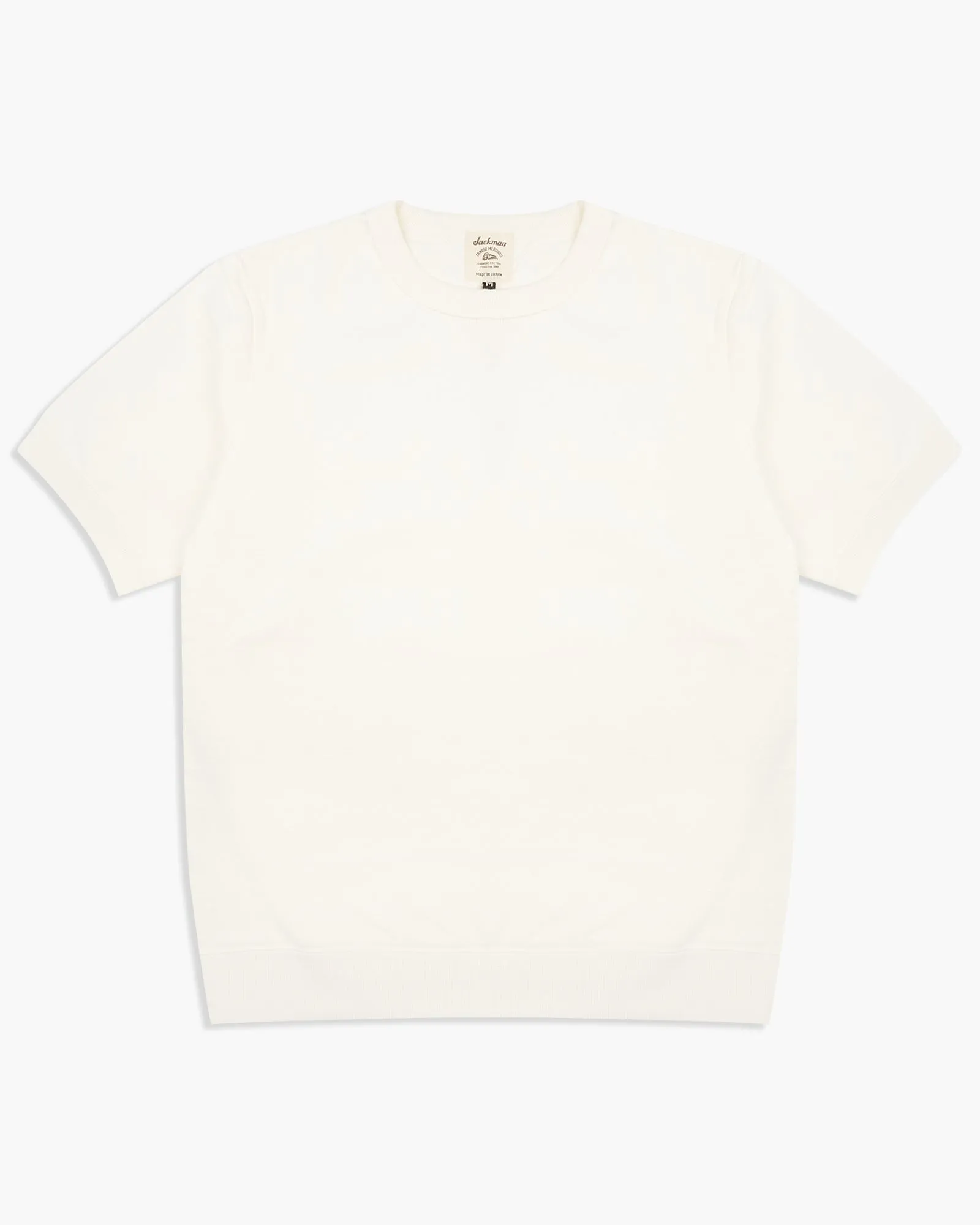 Jackman Dotsume Rib Tee - Off White