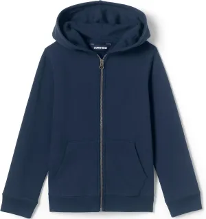 Lands' End School Uniform Kids Zip Front Sweatshirt