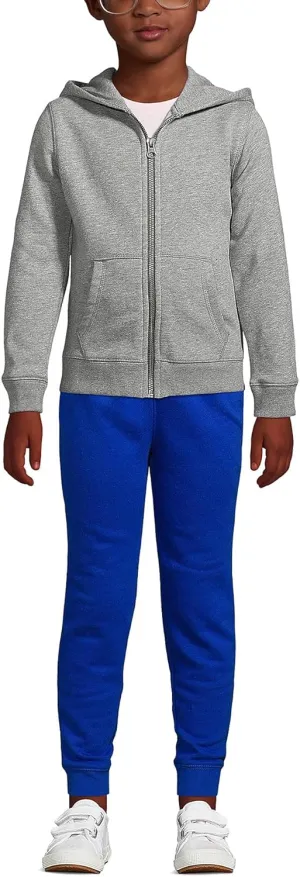 Lands' End School Uniform Kids Zip Front Sweatshirt