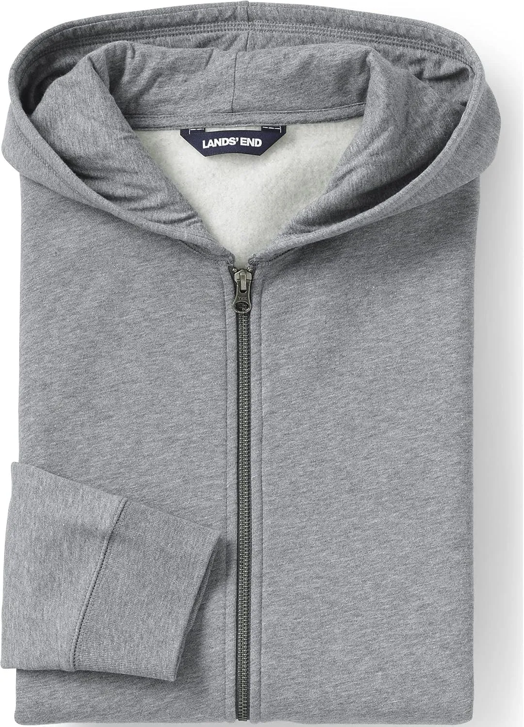 Lands' End School Uniform Kids Zip Front Sweatshirt