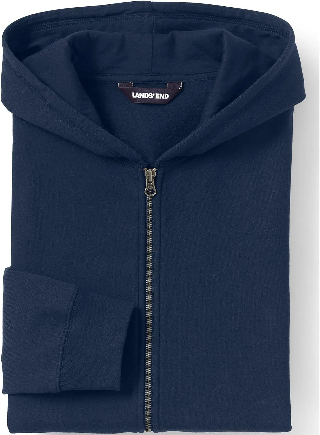 Lands' End School Uniform Kids Zip Front Sweatshirt
