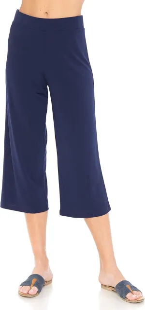 LEEBE Women and Plus Size Pull On ITY Knit Straight Wide Leg Pant (Small-5X)