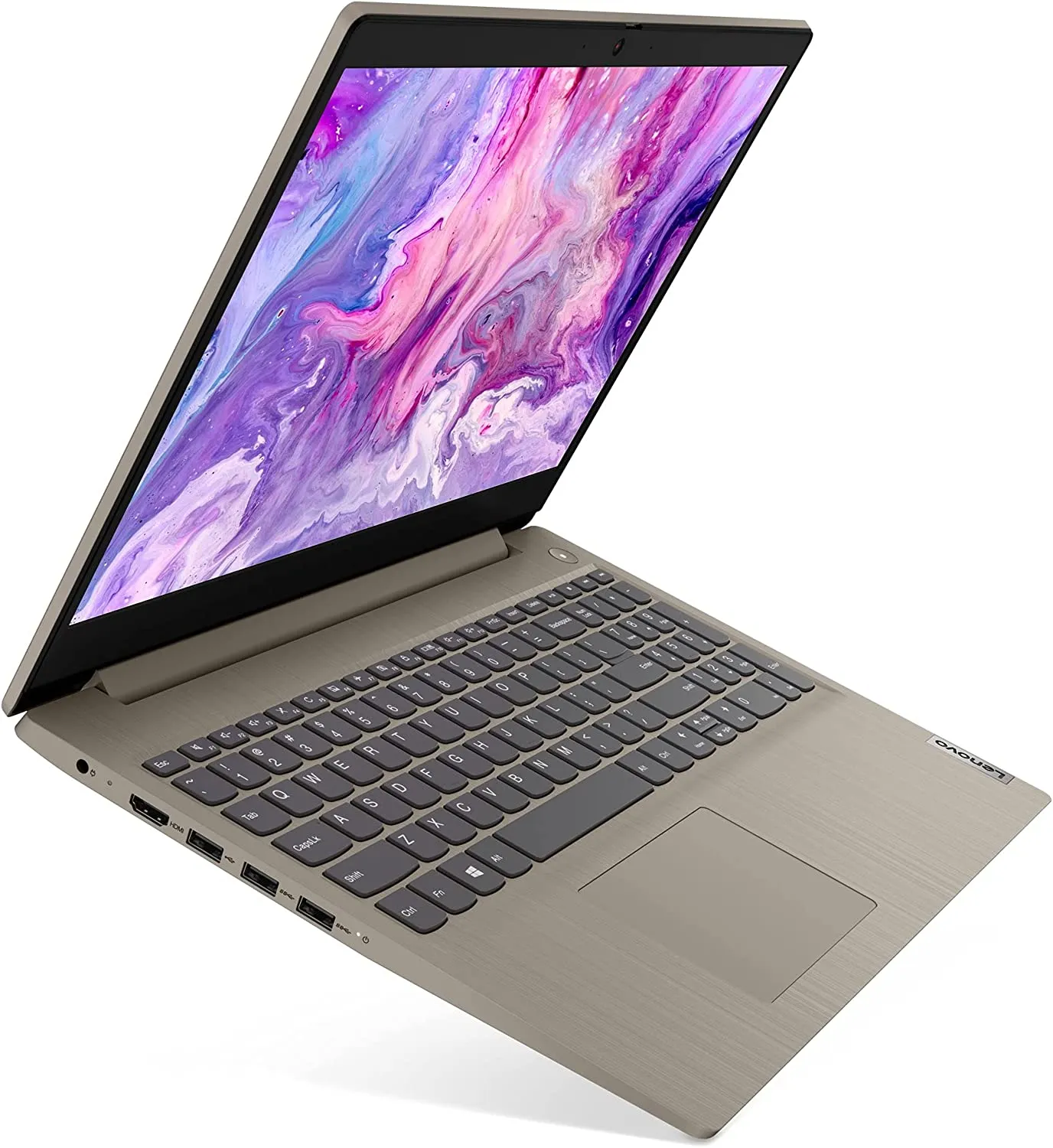 Lenovo IdeaPad 3 15.6" Notebook, Full HD (1920 x 1080) Display, Intel Core i3 11th Gen i3-1115G4 Processor, 8GB RAM, 256GB SSD, HDMI, WiFi, Webcam, Bluetooth, Almond, TGC Accessories
