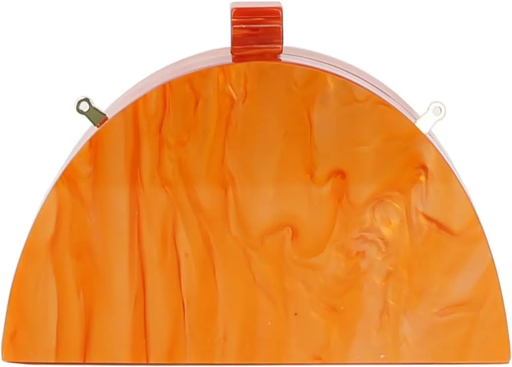 LM Multi Color Acrylic Clutch Wedding Evening Purse