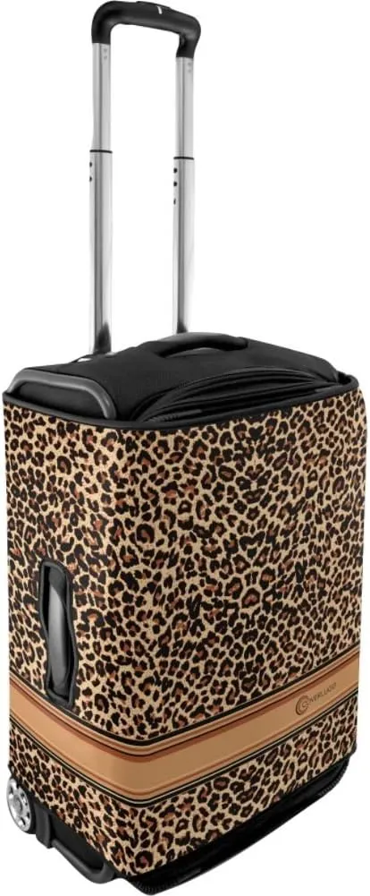 Luggage Protector Pattern: Brown Leopard, Size: Small