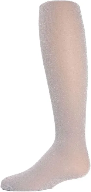 MeMoi Shining Star Shimmer Tights for Girls, Ultra Soft and Lightweight Opaque Girl Tights - Sizes 2-14