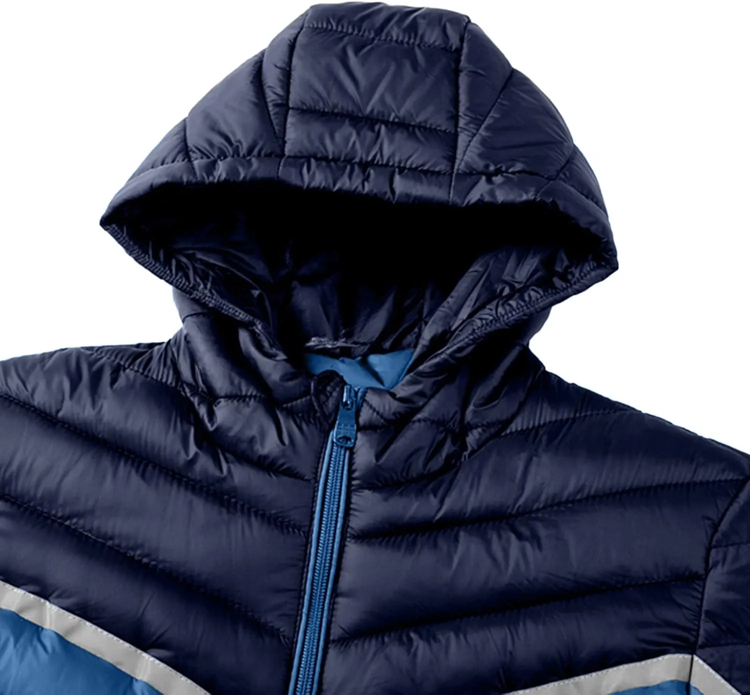 Men's Autumn And Winter Coat Leisure Plus Size Light Zipper Pocket Detachable Hat Cotton-padded Winter Replacement Hood