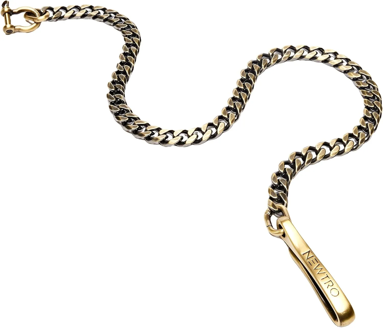 newtro Wallet Chain Men Women Boy Girl, Biker Motorcycle Pants Jean Punk Long Key Chain Black Gold Silver 26 Types