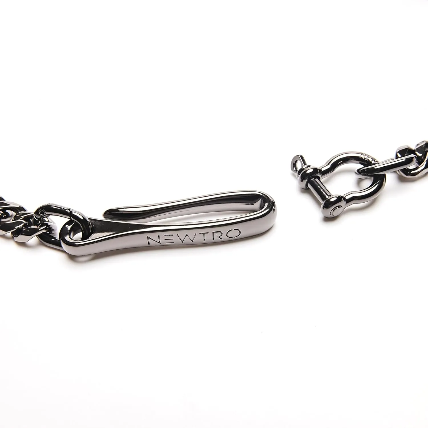 newtro Wallet Chain Men Women Boy Girl, Biker Motorcycle Pants Jean Punk Long Key Chain Black Gold Silver 26 Types