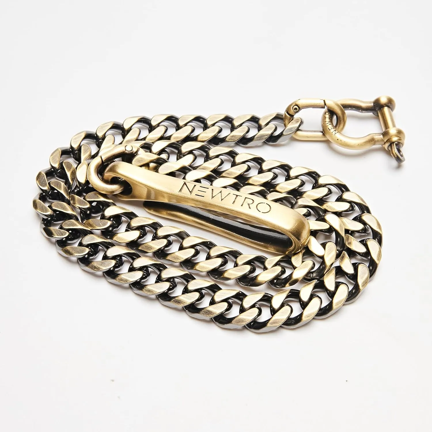 newtro Wallet Chain Men Women Boy Girl, Biker Motorcycle Pants Jean Punk Long Key Chain Black Gold Silver 26 Types