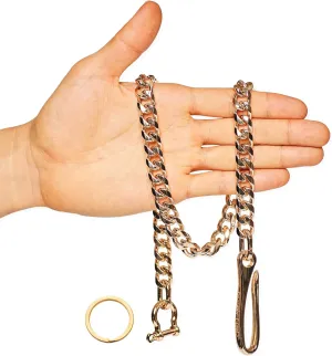 newtro Wallet Chain Men Women Boy Girl, Biker Motorcycle Pants Jean Punk Long Key Chain Black Gold Silver 26 Types