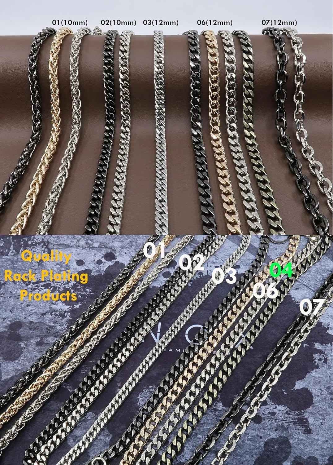 newtro Wallet Chain Men Women Boy Girl, Biker Motorcycle Pants Jean Punk Long Key Chain Black Gold Silver 26 Types
