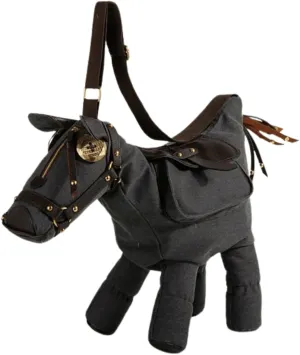 Novelty Horse-Shaped Crossbody Bag  Western Cowboy Shoulder Purse with Adjustable Strap, Retro Ranch Bag