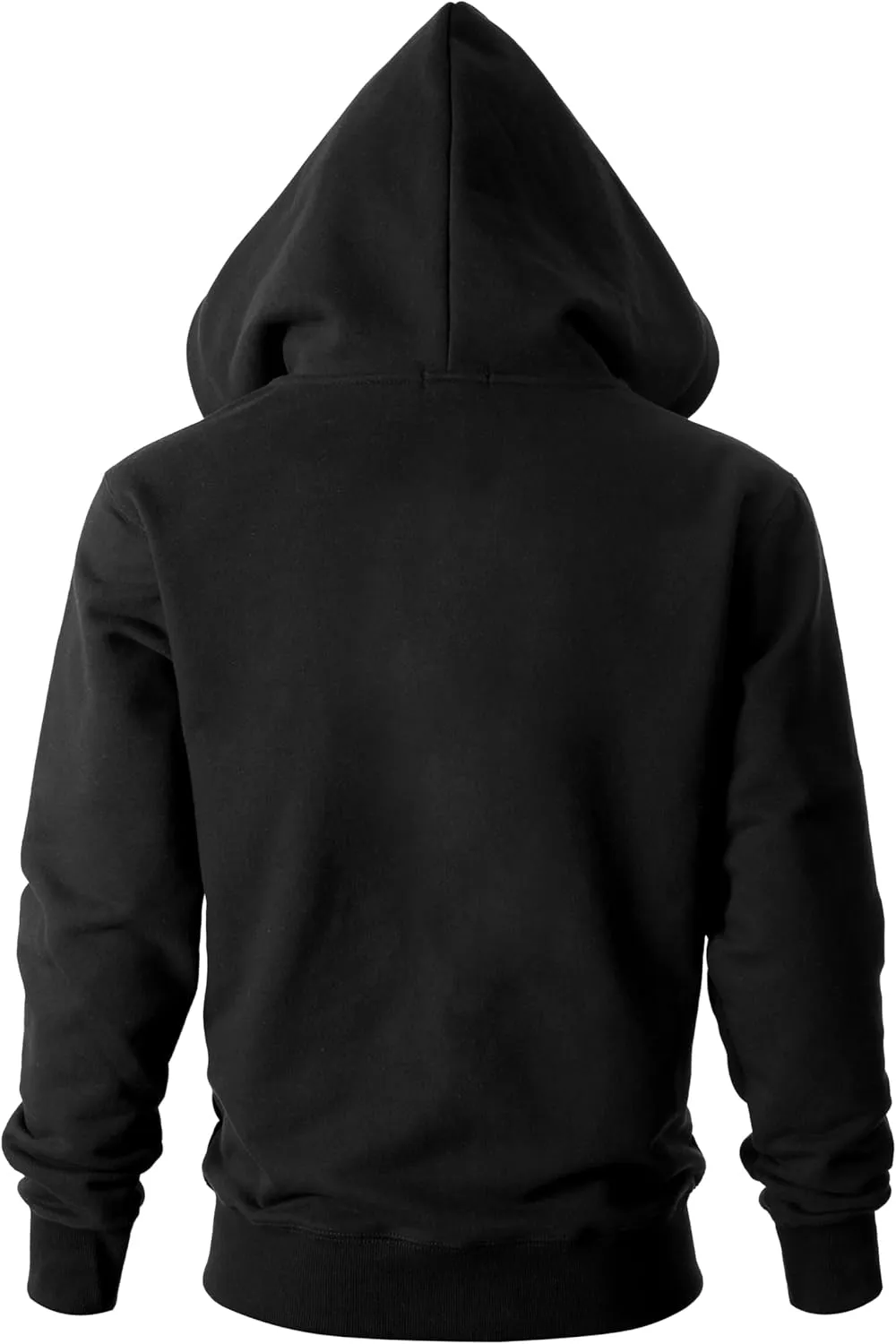 Ohoo Men's Zip Up Hoodie Lightweight Sweatshirt Full Zip Hooded Jacket
