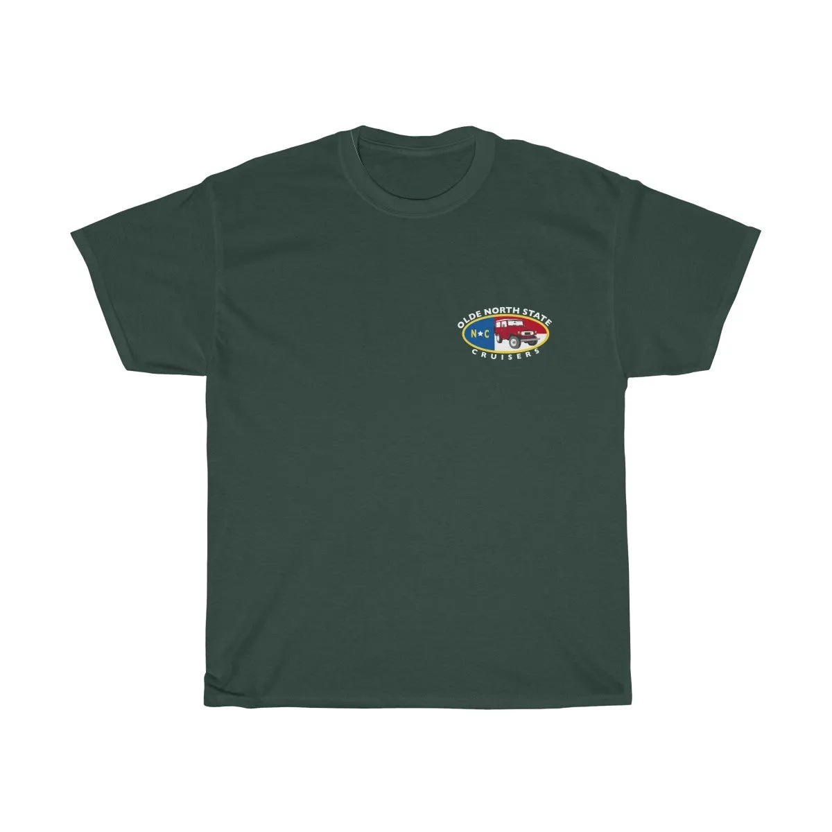 ONSC Olde North State Cruisers Land Cruiser Club Small Logo T Shirt by Reefmonkey