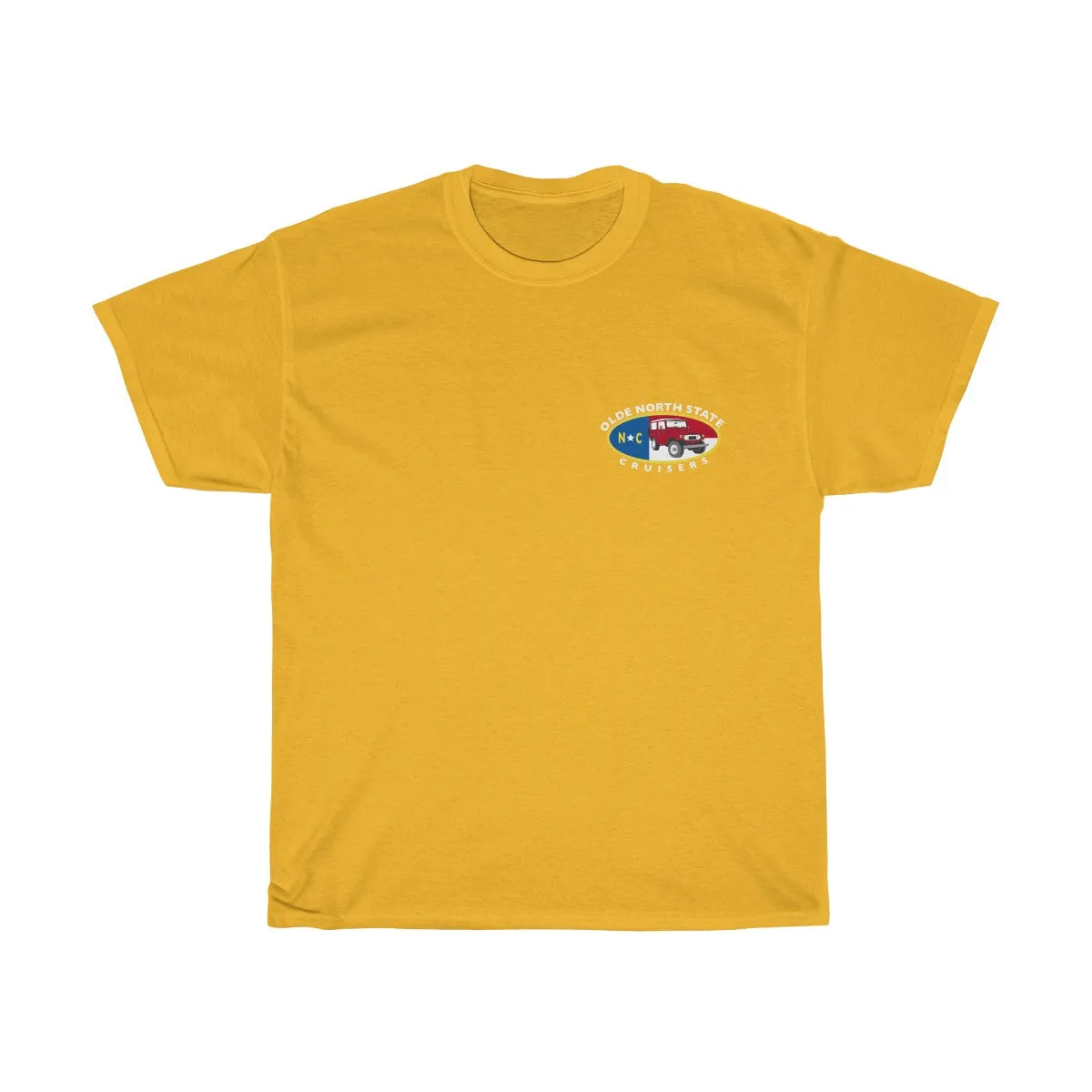 ONSC Olde North State Cruisers Land Cruiser Club Small Logo T Shirt by Reefmonkey