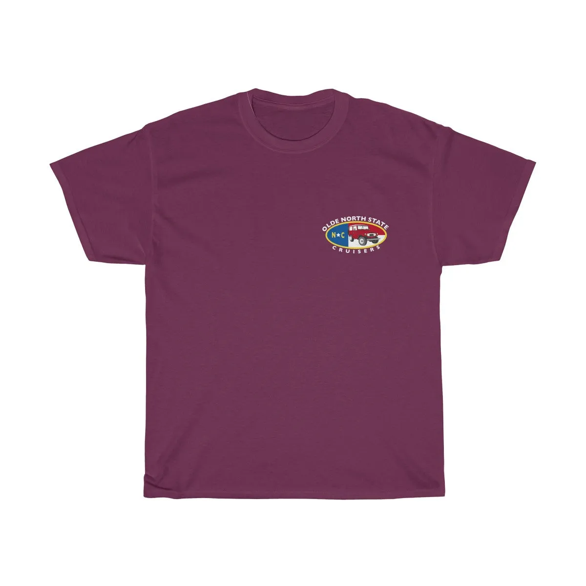 ONSC Olde North State Cruisers Land Cruiser Club Small Logo T Shirt by Reefmonkey