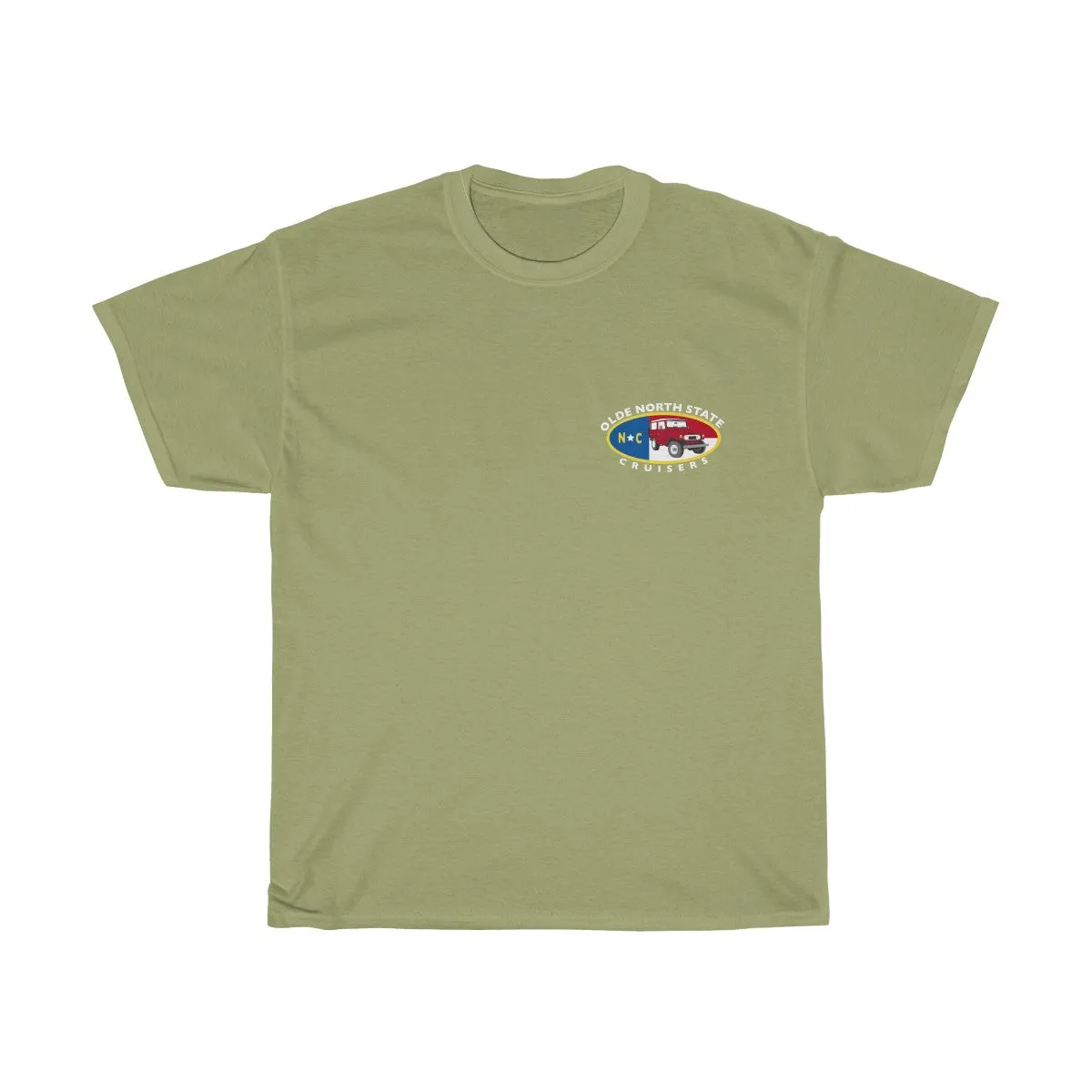 ONSC Olde North State Cruisers Land Cruiser Club Small Logo T Shirt by Reefmonkey