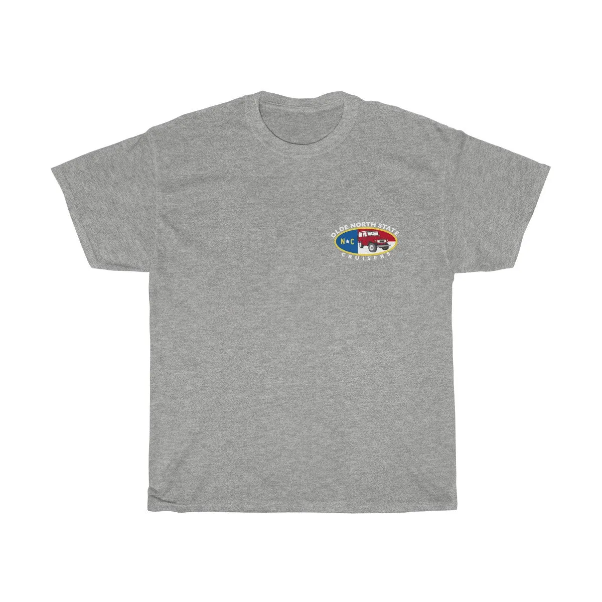 ONSC Olde North State Cruisers Land Cruiser Club Small Logo T Shirt by Reefmonkey