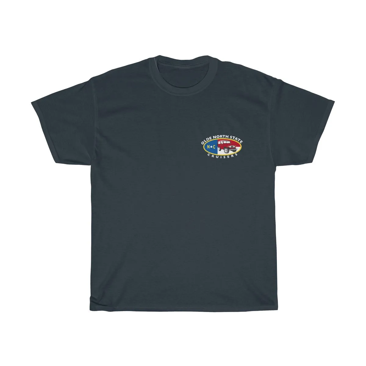ONSC Olde North State Cruisers Land Cruiser Club Small Logo T Shirt by Reefmonkey