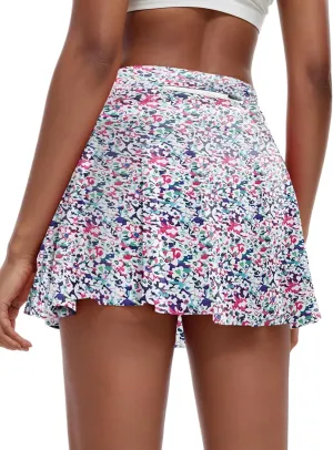 Oyamiki Women's Athletic Skort Tennis Skirt Perfect for Running Training Sports Golf