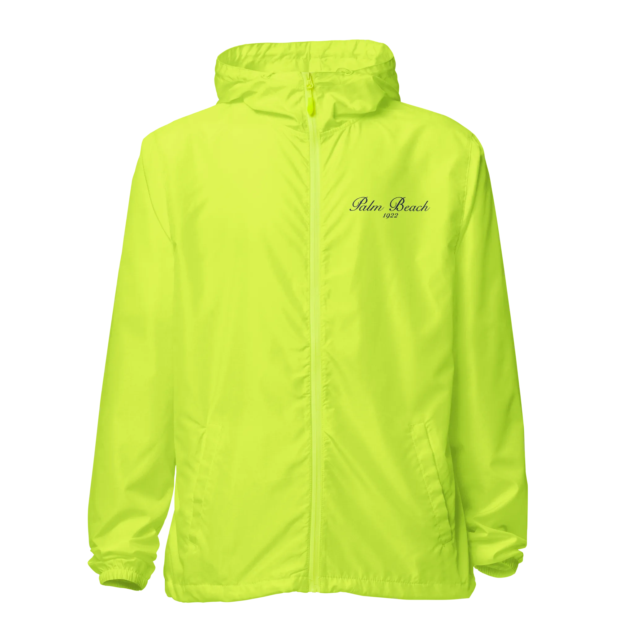 Palm Beach Unisex Zip Up Windbreaker