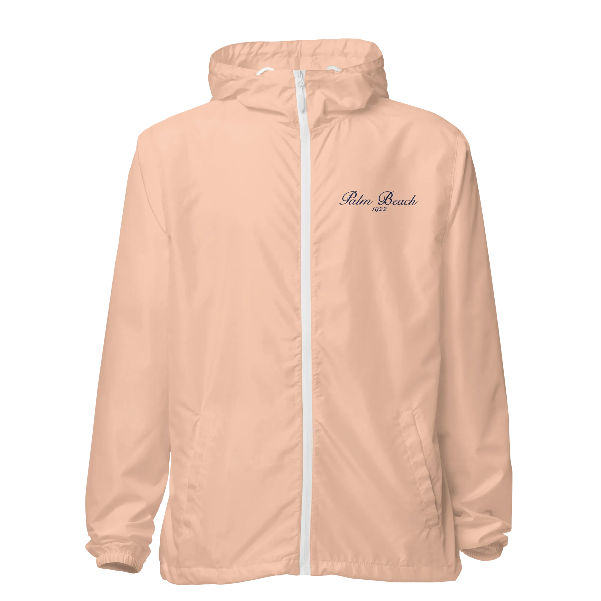 Palm Beach Unisex Zip Up Windbreaker