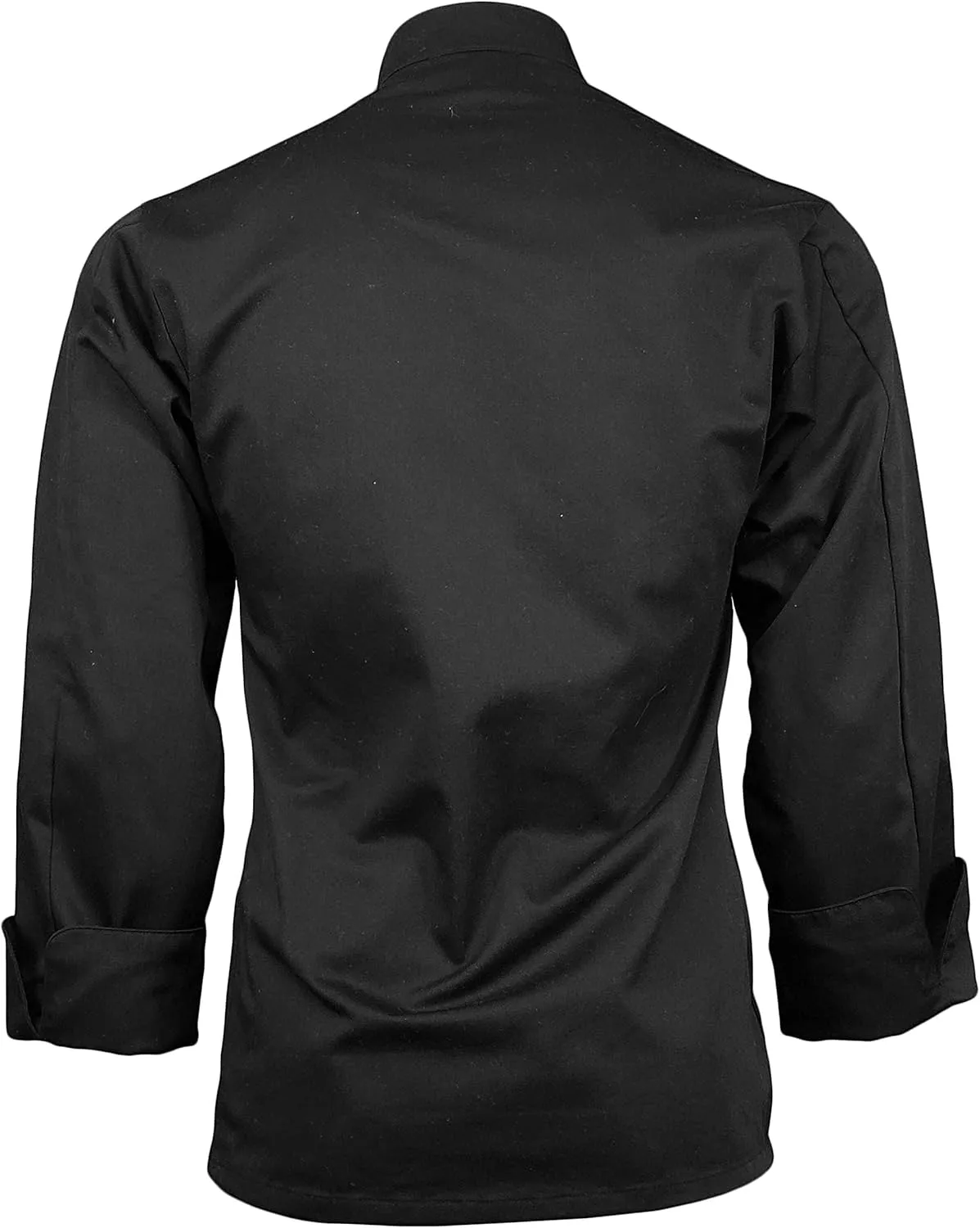 Personalized Black Embroidered Short Sleeve Chef Coat/Jacket - Men's - X-Large