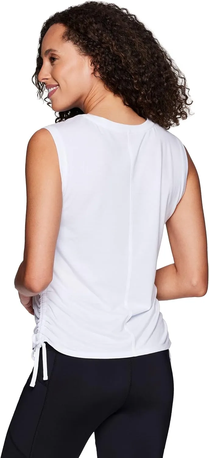 RBX Active Women's Fashion Basics Regular Length Super Soft Flowy Yoga Tank Top