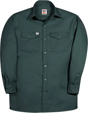 Regular and Big and Tall Long Sleeve Premium Work Shirts to 5XB and 5XT in 5 Colors Made in Canada